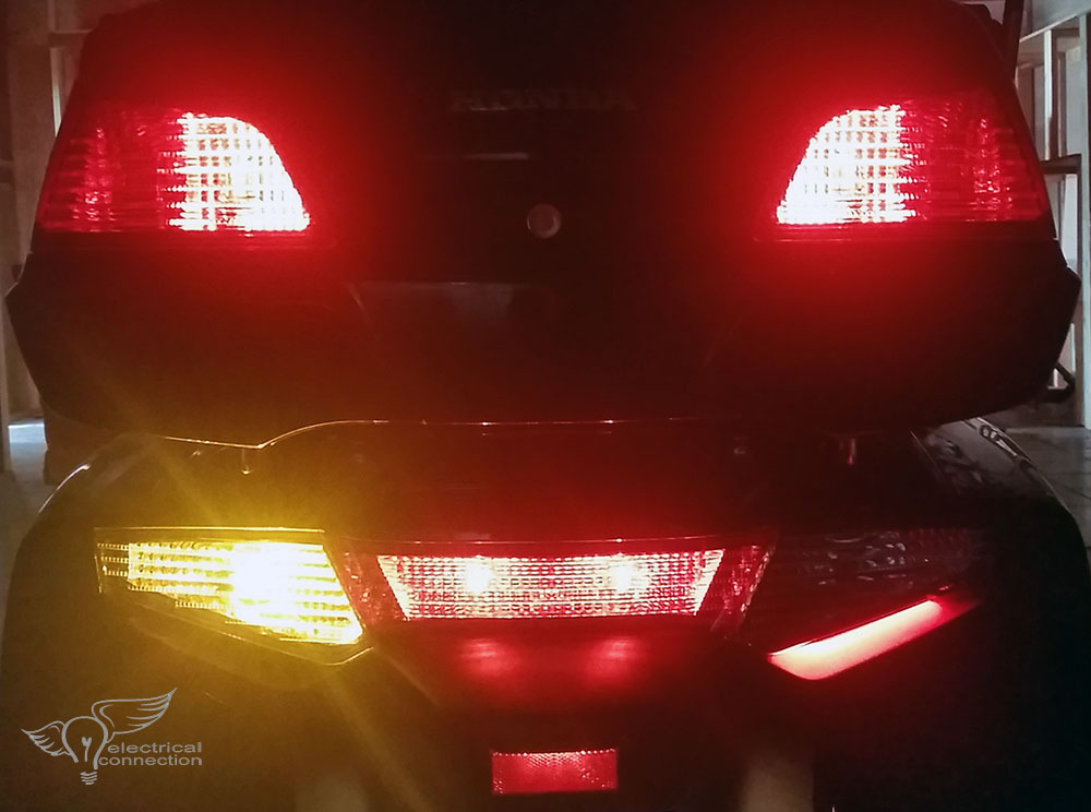 Trunk Tail Light Brake Turn Signals Lens Fit For Honda Goldwing GL1800 2001-2011
