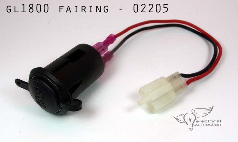 Honda GL1800 / F6B (01-17) Fairing 12 Volt Power Plug/Port/Socket
