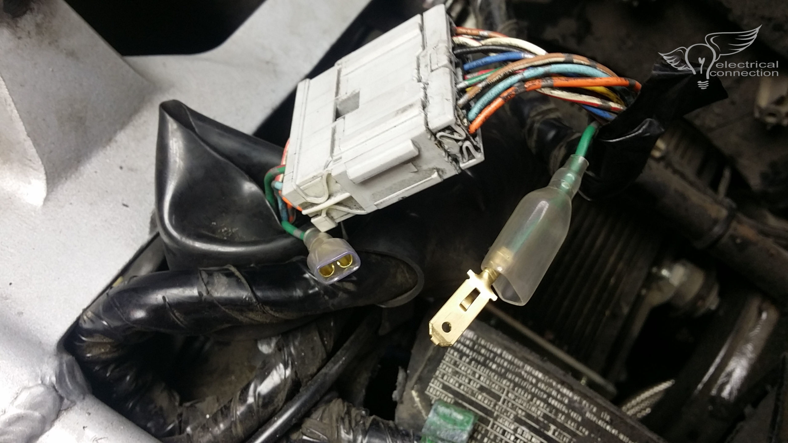Honda GL1800 Rear Harness Grounds – Electrical Connection  Electrical Connection