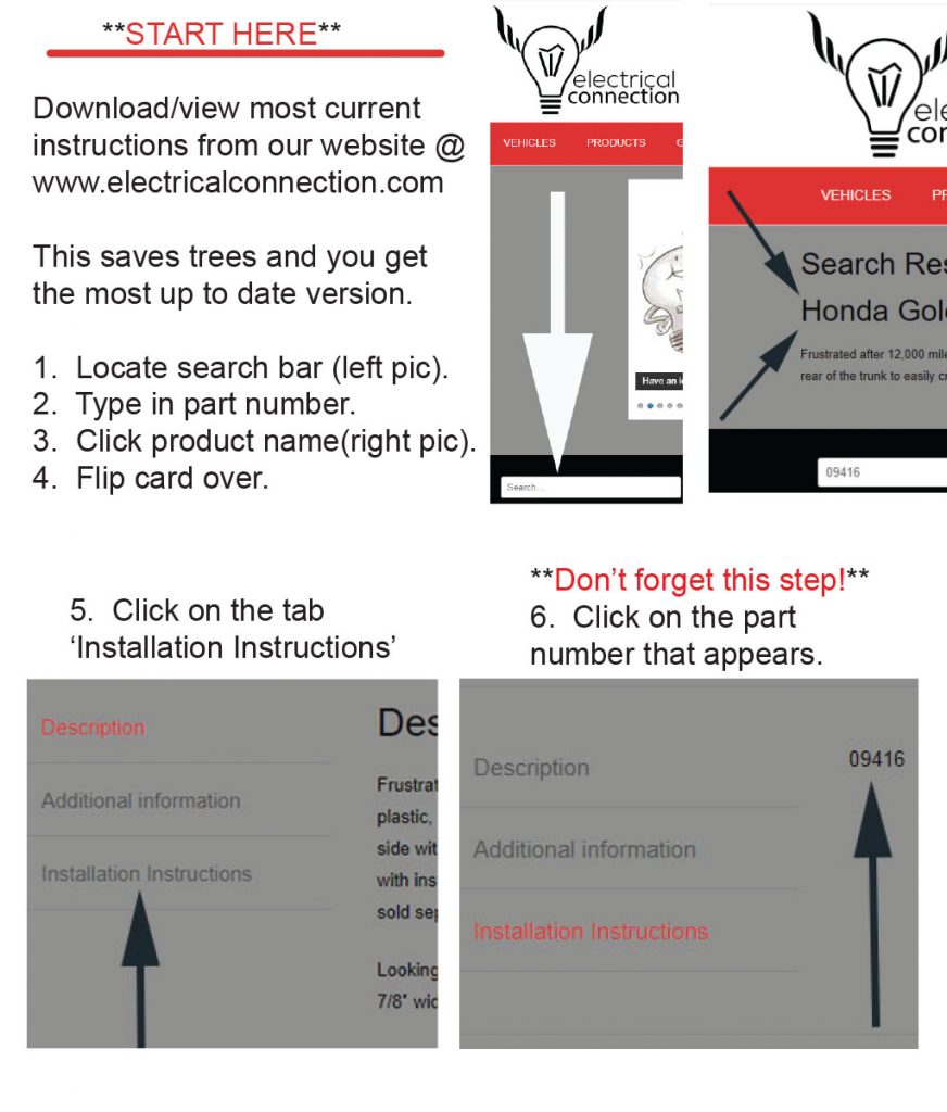 Turn Signal Running Light Module Electrical Connection