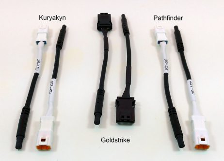 EC Micro Connector to Kuryakyn / Pathfinder / Goldstrike adapters.