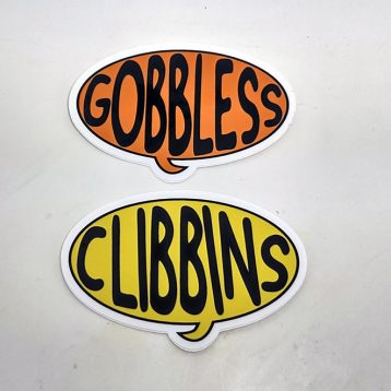 Clibbins / Gobbles Decal