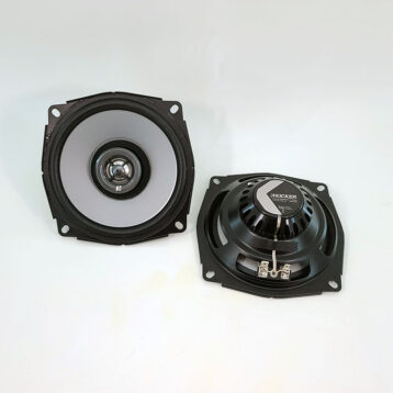 Honda Goldwing 2006-17 Front Speaker Kit. Front and rear views.