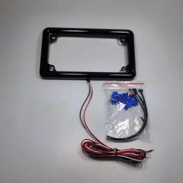 Illuminated License Plate Frame with Run and Brake Lights - CLOSEOUT